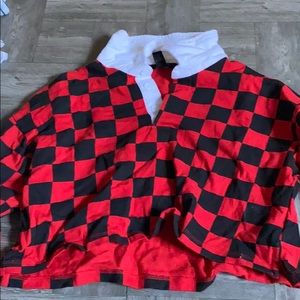 Long sleeve crop top